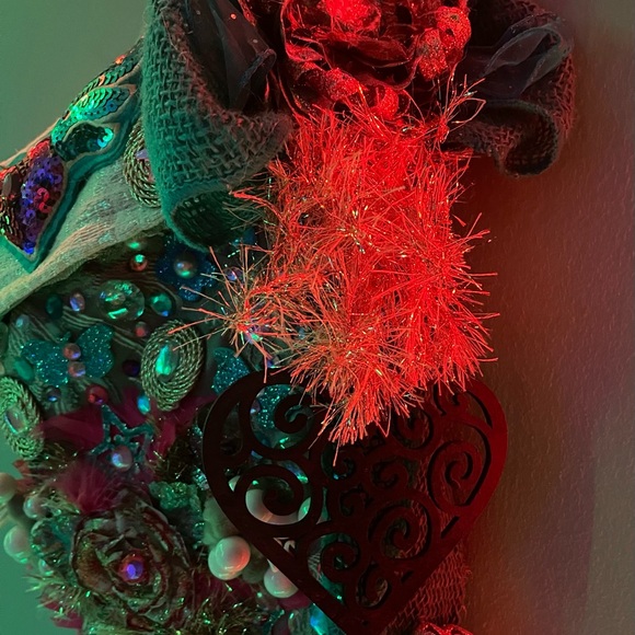 KEEPSAKE (Handcrafted) Luxury One-Of-A-Kind Christmas Stocking (Wunderland) - Picture 6 of 6